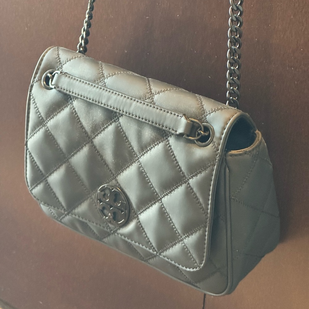 Tory Burch Black Quilted Cross-body Purse